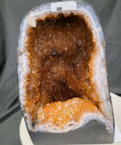 Citrine Geode 518 Crystal Cluster Druzy Premium Grade 12.72kg H31xW20xD19cm