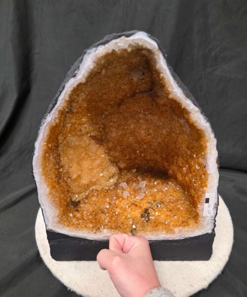 Citrine Geode 520 Crystal Cluster Druzy Premium Grade 16.50kg H23xW25xD21cm - Image 5