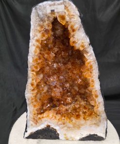 Citrine Geode 526 Crystal Cluster Druzy Premium Grade 17.75kg H40xW27xD20cm