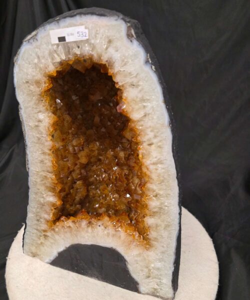 Citrine Geode 532 Crystal Cluster Druzy Premium Grade 26.18kg H38xW27xD21cm - Image 3