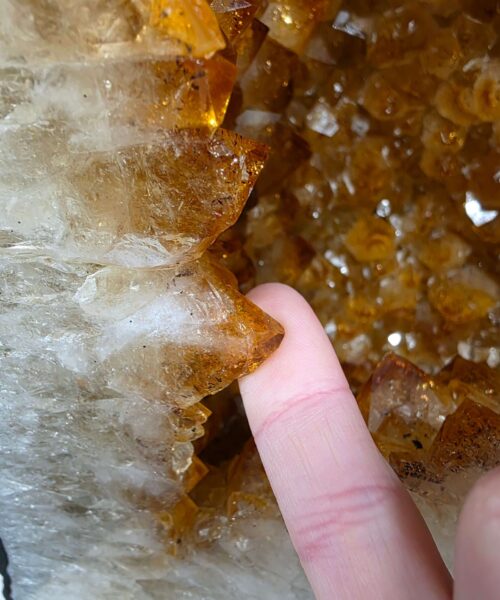 Citrine Geode 532 Crystal Cluster Druzy Premium Grade 26.18kg H38xW27xD21cm - Image 9
