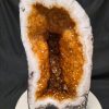 Tall Citrine Geode 533 Crystal Cluster Druzy Premium Grade 20.33kg H45xW22xD19cm