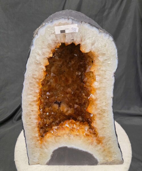 Citrine Geode 538 Crystal Cluster Druzy Premium Grade 24.9kg H37xW26xD22cm - Image 10