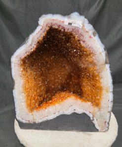 Citrine Geode 540 Crystal Cluster Druzy Premium Grade 25.1kg H34xW29xD21cm