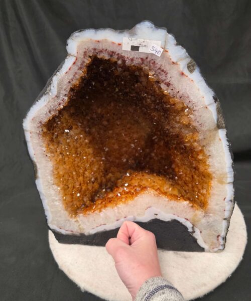 Citrine Geode 540 Crystal Cluster Druzy Premium Grade 25.1kg H34xW29xD21cm - Image 5