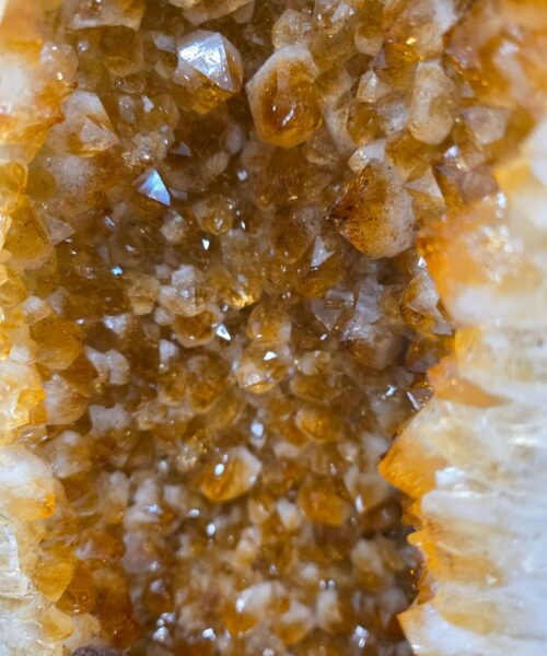 Tall Citrine Geode 542 Crystal Cluster Druzy Premium Grade 27.46kg H53xW25xD19cm - Image 7
