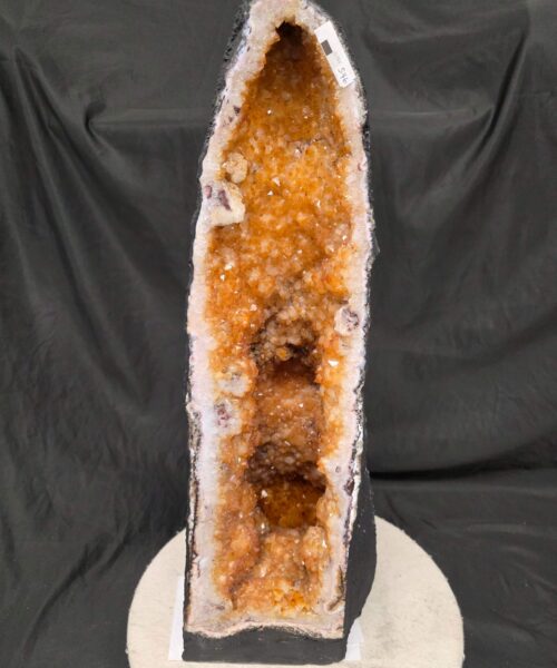 Tall Citrine Geode 546 Crystal Cluster Druzy Premium Grade 21.71kg H61xW17xD22cm - Image 10