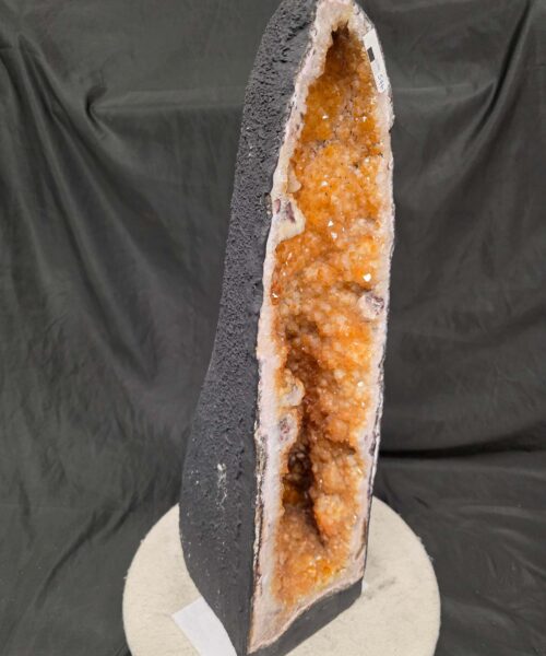 Tall Citrine Geode 546 Crystal Cluster Druzy Premium Grade 21.71kg H61xW17xD22cm - Image 3