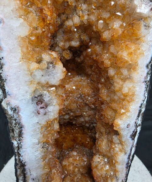 Tall Citrine Geode 546 Crystal Cluster Druzy Premium Grade 21.71kg H61xW17xD22cm - Image 8