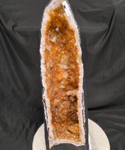 Tall Citrine Geode 547 Crystal Cluster Druzy Premium Grade 22.39kg H62xW18xD22cm