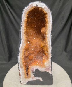 Citrine Geode 517 Crystal Cluster Druzy Premium Grade 12.42kg H38xW17xD14cm