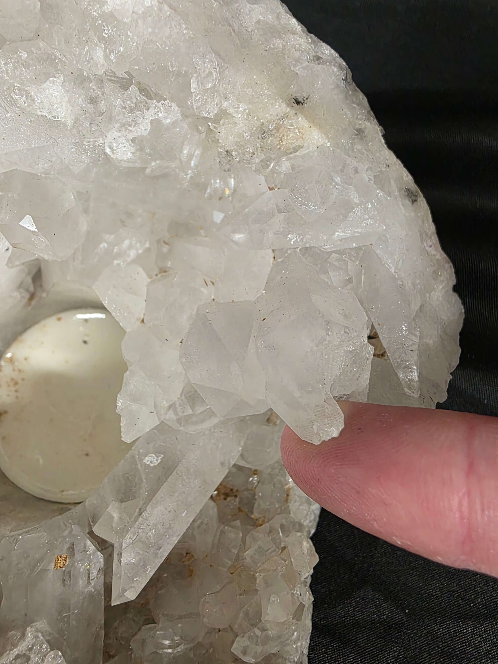 Large Premium Rock Crystal Quartz Candle Holder 20A Clear Crystal White Tealight Holders 967g H9xW15xD11cm - Image 8