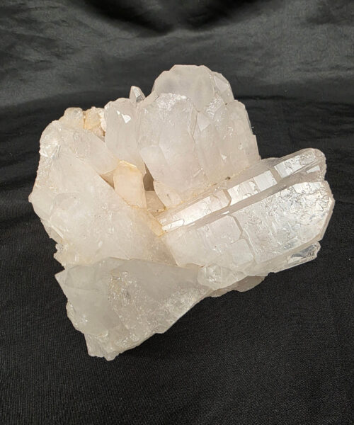 Large Premium Rock Crystal Quartz Candle Holder 21 Clear Crystal White Tealight Holders 1.567g H10xW14xD13cm - Image 3