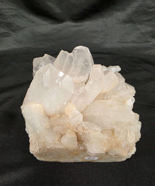 Large Premium Rock Crystal Quartz Candle Holder 21 Clear Crystal White Tealight Holders 1.567g H10xW14xD13cm - Image 5