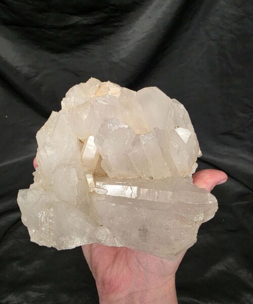 Large Premium Rock Crystal Quartz Candle Holder 21 Clear Crystal White Tealight Holders 1.567g H10xW14xD13cm - Image 7