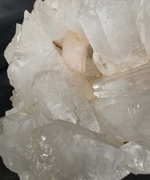 Large Premium Rock Crystal Quartz Candle Holder 21 Clear Crystal White Tealight Holders 1.567g H10xW14xD13cm - Image 9