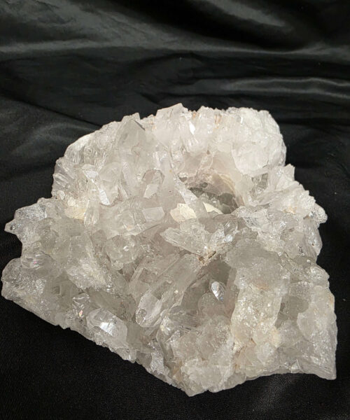 Large Premium Rock Crystal Quartz Candle Holder 24 Clear Crystal White Tealight Holders 1.376g H8xW16xD16cm - Image 5