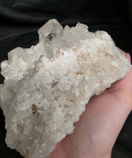 Large Premium Rock Crystal Quartz Candle Holder 24 Clear Crystal White Tealight Holders 1.376g H8xW16xD16cm - Image 8