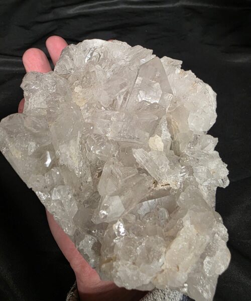 Large Premium Rock Crystal Quartz Candle Holder 24 Clear Crystal White Tealight Holders 1.376g H8xW16xD16cm - Image 9