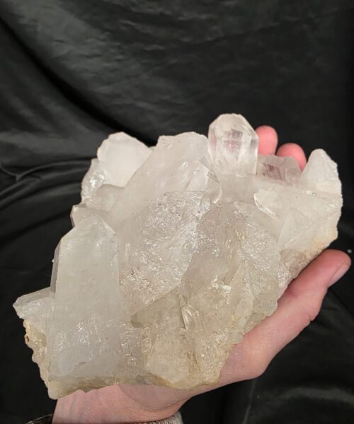 Large Premium Rock Crystal Quartz Candle Holder 26 Clear Crystal White Tealight Holders 1.116g H7xW15xD14cm - Image 8