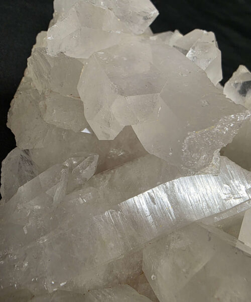 Large Premium Rock Crystal Quartz Candle Holder 26 Clear Crystal White Tealight Holders 1.116g H7xW15xD14cm - Image 9