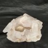 Large Premium Rock Crystal Quartz Candle Holder 28 Clear Crystal White Tealight Holders 1.308g H6.5xW18xD13cm