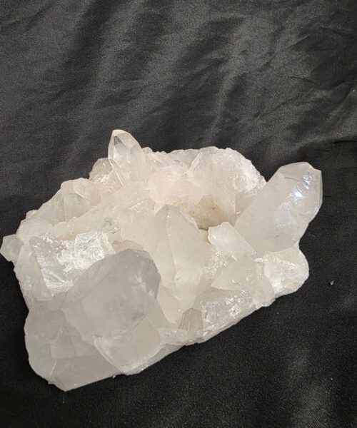 Large Premium Rock Crystal Quartz Candle Holder 31 Clear Crystal White Tealight Holders 971g H7xW13xD11cm - Image 10