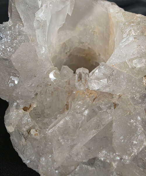 Large Premium Rock Crystal Quartz Candle Holder 33 Clear Crystal White Tealight Holders 1.751g H10xW15xD13cm - Image 6