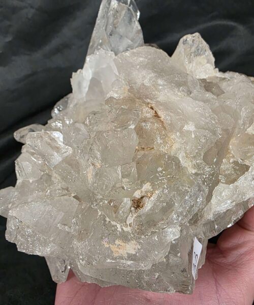 Large Premium Rock Crystal Quartz Candle Holder 33 Clear Crystal White Tealight Holders 1.751g H10xW15xD13cm - Image 9