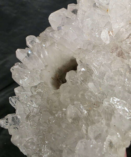 Large Premium Rock Crystal Quartz Candle Holder 34 Clear Crystal White Tealight Holders 1.573g H7.5xW15xD14cm - Image 10