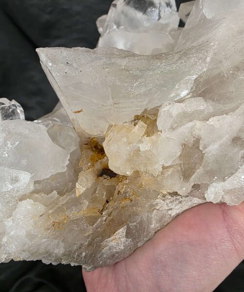 Large Premium Rock Crystal Quartz Candle Holder 35 Clear Crystal White Tealight Holders 2.033g H9xW20xD12cm - Image 9