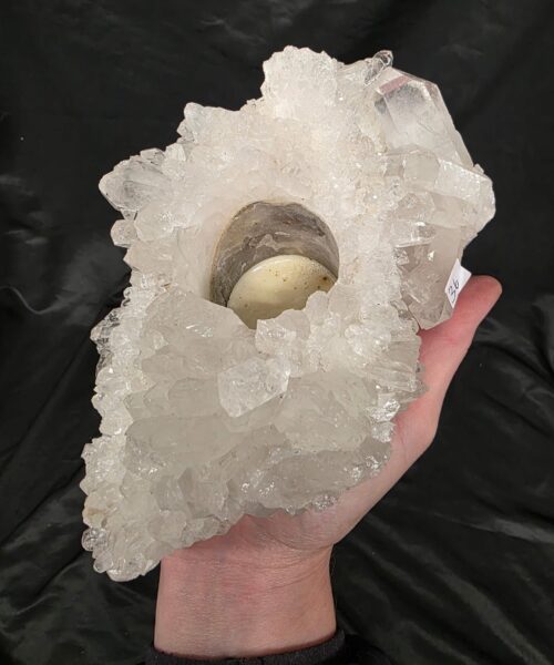 Large Premium Rock Crystal Quartz Candle Holder 36 Clear Crystal White Tealight Holders 1.006g H7xW17xD10cm - Image 8