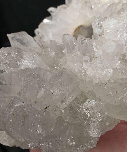 Large Premium Rock Crystal Quartz Candle Holder 36 Clear Crystal White Tealight Holders 1.006g H7xW17xD10cm - Image 9