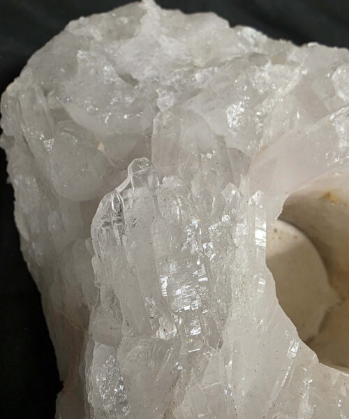 Large Premium Rock Crystal Quartz Candle Holder 37 Clear Crystal White Tealight Holders 1.491g H6xW17xD13cm - Image 9