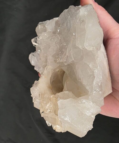 Large Premium Rock Crystal Quartz Candle Holder 38 Clear Crystal White Tealight Holders 1.122g H6xW18xD12cm - Image 10