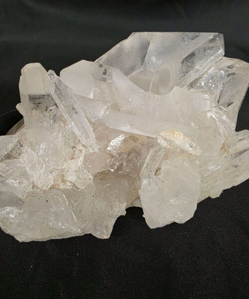 Large Premium Rock Crystal Quartz Candle Holder 41 Clear Crystal White Tealight Holders 837g H7xW16xD11cm - Image 4