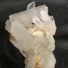 Large Premium Rock Crystal Quartz Candle Holder 43 Clear Crystal White Tealight Holders 1.391g H7xW18xD15cm