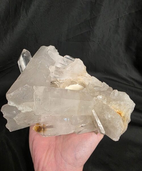 Large Premium Rock Crystal Quartz Candle Holder 43 Clear Crystal White Tealight Holders 1.391g H7xW18xD15cm - Image 4