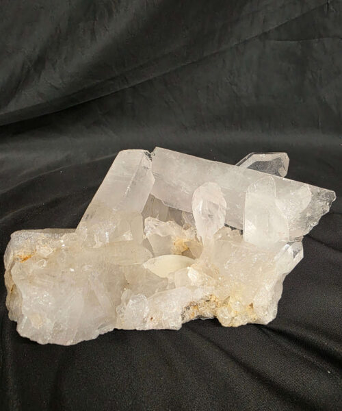Alternative view of Large Premium Rock Crystal Quartz Candle Holder 43 Clear Crystal White Tealight Holders 1.391g H7xW18xD15cm