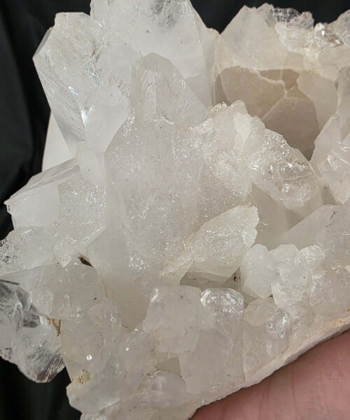 Large Premium Rock Crystal Quartz Candle Holder 46 Clear Crystal White Tealight Holders 1.341g H10xW17xD10cm - Image 8