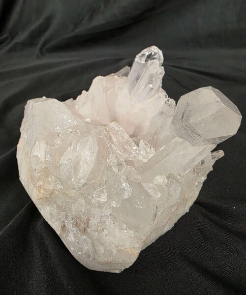 Large Premium Rock Crystal Quartz Candle Holder 47 Clear Crystal White Tealight Holders 1.713g H10xW14xD12cm - Image 6