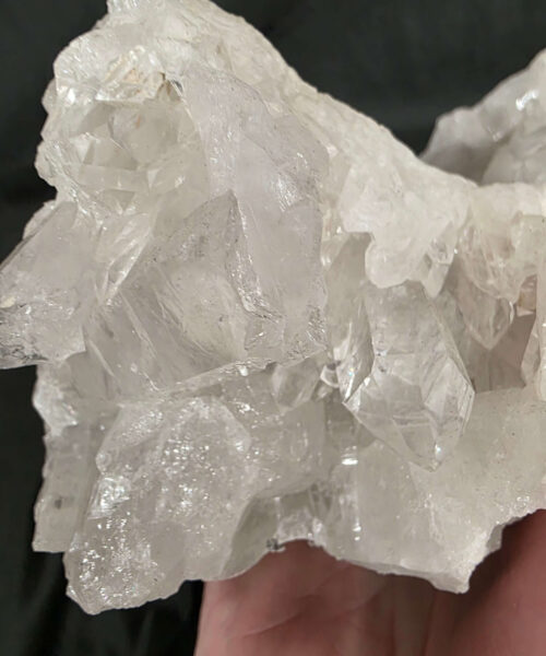 Large Premium Rock Crystal Quartz Candle Holder 48 Clear Crystal White Tealight Holders 1.217g H9xW16xD12cm - Image 3