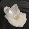 Large Premium Rock Crystal Quartz Candle Holder 49 Clear Crystal White Tealight Holders 1.073g H8xW15xD11cm