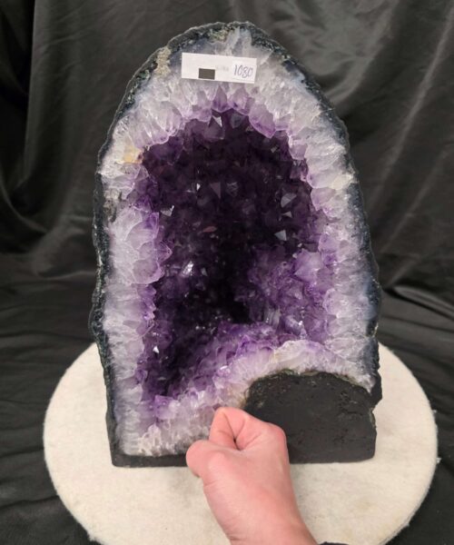Amethyst Crystal Geode 1080 Premium Queen Grade 16.19kg H33xW23xD25cm - Image 7