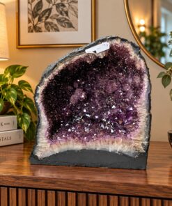 Amethyst Crystal Geode 1081 Premium Queen Grade 16.29kg H30xW29xD18cm