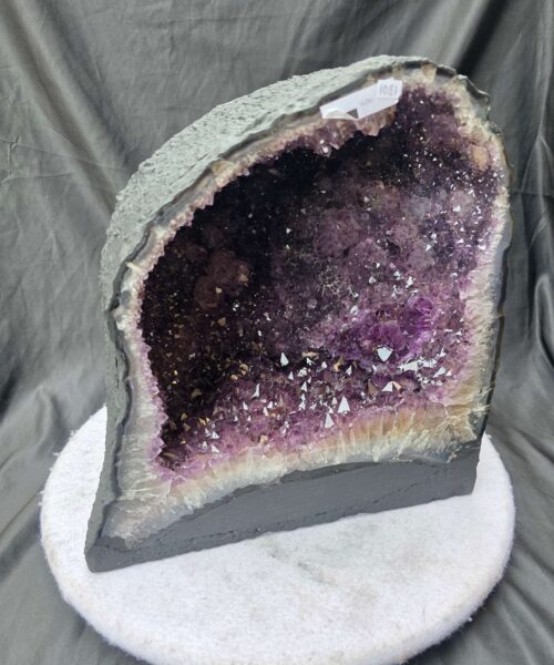 Alternative view of Amethyst Crystal Geode 1081 Premium Queen Grade 16.29kg H30xW29xD18cm