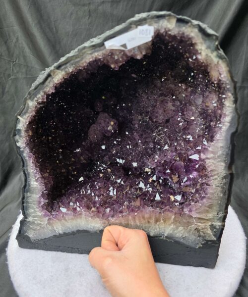 Amethyst Crystal Geode 1081 Premium Queen Grade 16.29kg H30xW29xD18cm - Image 5