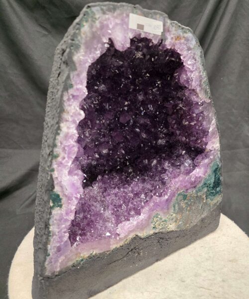 Alternative view of Amethyst Crystal Geode 1090 Premium Queen Grade 17.31kg H33xW31xD17cm
