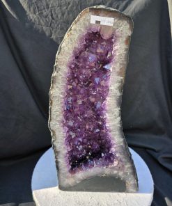 Tall Amethyst Crystal Geode 1094 Premium Queen Grade 16.41kg – H46xW23xD14cm