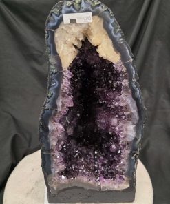 Amethyst Crystal Geode 1095 Premium Queen Grade 17.37kg H40xW20xD20cm